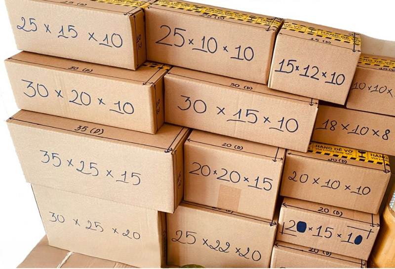 Tiêu chuẩn kỹ thuật và cách đo kích thước thùng carton
