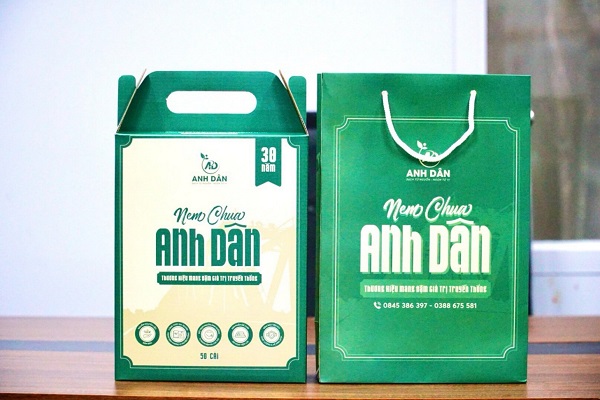 Quy cách in hộp giấy đựng nem chua tiêu chuẩn